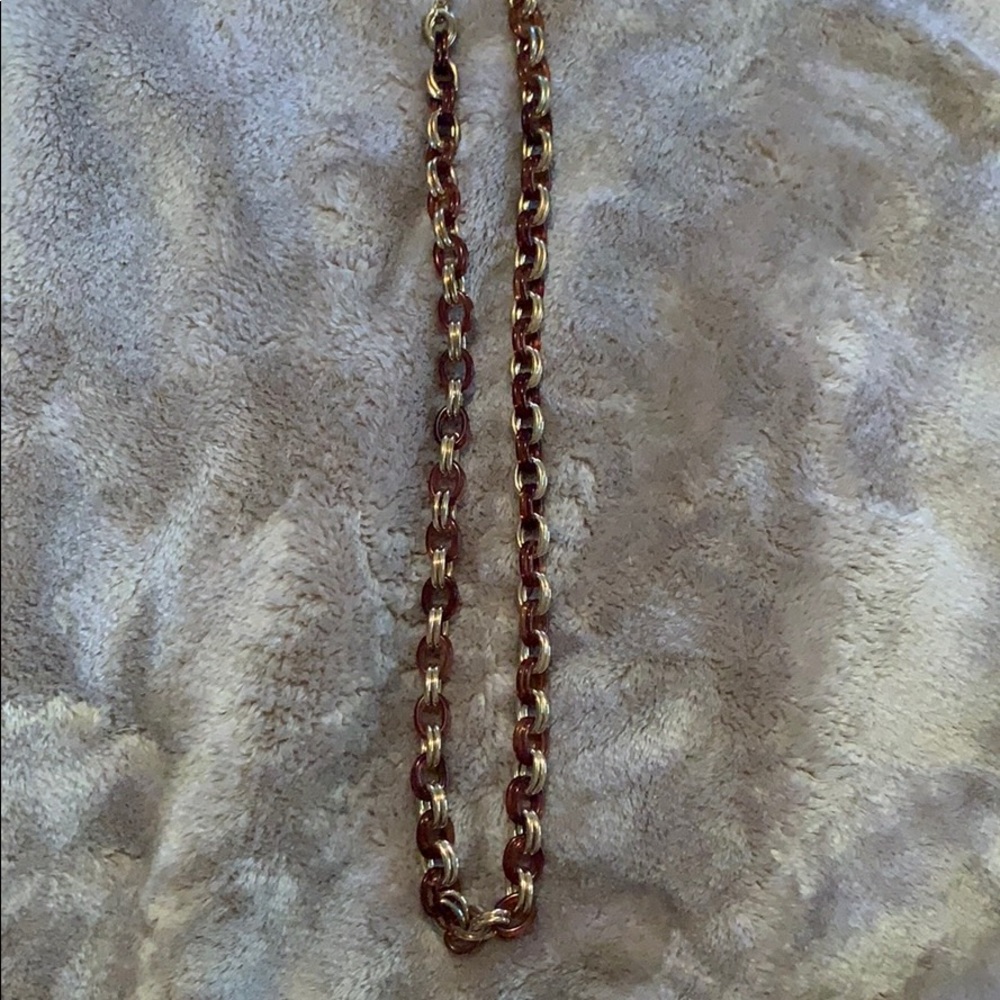 Gold and Brown Necklace